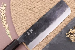 Couteau nakiri 16,5cm japonais artisanal Yuzo Shinju BS2