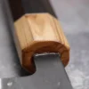 Couteau nakiri 16,5cm japonais artisanal Yuzo Black SLD ébène et olivier