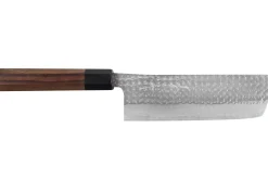 Couteau nakiri 16,5cm japonais artisanal Yu Kurosaki Kokusen AS martelé