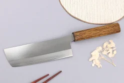 Couteau nakiri 16,5cm japonais artisanal Yu Kurosaki Gekko San Maï