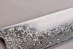 Couteau nakiri 16,5cm japonais artisanal Masashi Yamamoto SLD damas