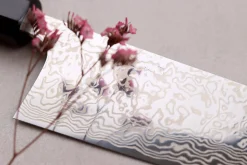 Couteau nakiri 16,5cm japonais artisanal Masashi Yamamoto SLD damas