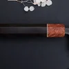 Couteau nakiri 16,5cm japonais artisanal Masashi Yamamoto SLD Kuro damas