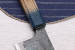 Couteau nakiri 16,5cm japonais artisanal Yoshihiro Rugged Black