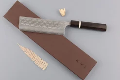 Couteau nakiri 16,5cm japonais artisanal Yoshimi Kato Hyo SG2