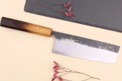 Couteau nakiri 16,5cm japonais artisanal Hado Sumi WS2