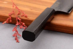 Couteau nakiri 18cm japonais artisanal Yuzo Kurogane Damas VG10