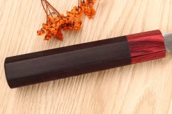Couteau nakiri 16,5cm japonais artisanal Takeshi Saji VG10 Rainbow