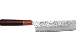 Couteau nakiri 17cm japonais artisanal Yuzo Akira Tsuchime VG10
