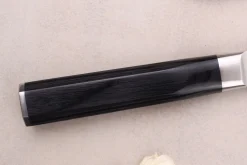 Couteau nakiri 16cm japonais Sakai Takayuki Grand Chef Seigaiha Damas 45 couches
