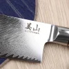 Couteau nakiri 17cm Kutoyama damas nid d'abeille