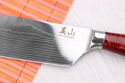 Couteau nakiri 17cm Kutoyama Red Flame