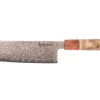 Couteau nakiri 17cm Sayuto Érable Damas 12Cr