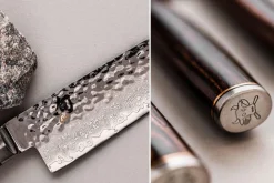 Couteau Nakiri damassé Shun Premier Tim Mälzer 14cm