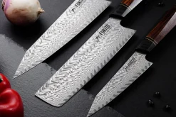 Couteau nakiri Fukito Desert Damas 67 couches 18cm
