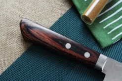 Couteau nakiri japonais artisanal Masutani 16.5cm martelé