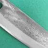Couteau nakiri japonais artisanal Wusaki Nakata BS2 16.5cm manche en noyer