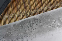 Couteau nakiri japonais artisanal Wusaki Nogami BS2 15cm manche en noyer