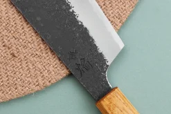 Couteau nakiri japonais artisanal Sakai Takayuki Homura Guren 18cm