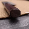 Couteau nakiri japonais artisanal Nao Yamamoto Damas AS brut de forge 16,5cm