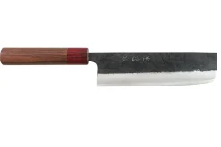 Couteau nakiri japonais artisanal Wusaki Yuzo BS2 17cm