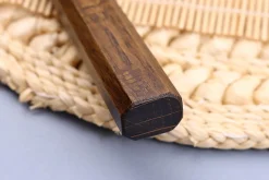 Couteau nakiri japonais artisanal Wusaki Unagi AUS10 damas 16,5cm manche chêne
