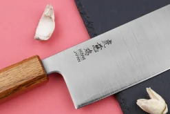 Couteau nakiri japonais artisanal Wusaki Migaki G3 16,5cm