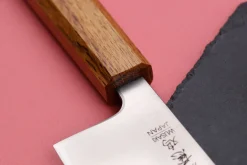 Couteau nakiri japonais artisanal Wusaki Migaki G3 16,5cm