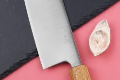 Couteau nakiri japonais artisanal Wusaki Migaki G3 16,5cm