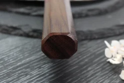 Couteau nakiri japonais artisanal Yoshimi Kato Minamo SG2 Tsuchime 16cm