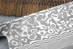 Couteau nakiri japonais artisanal Yoshimi Kato 16.5cm SG2 Damascus