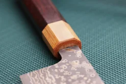 Couteau nakiri japonais artisanal Takeshi Saji VG10 Gold 16,5cm