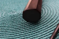 Couteau nakiri japonais artisanal Yu Kurosaki Fujin 16,5cm SG2 turquoise