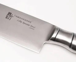 Couteau nakiri japonais Tamahagane Bamboo lame 18cm acier VG5 3 couches