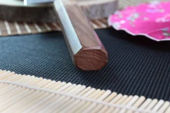 Couteau nakiri japonais Tsunehisa SLD Damas bois de rose 16,5cm