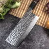Couteau nakiri Sayuto Desert Damas martelé 17cm
