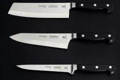 Couteau Nakiri Tramontina Century lame forgée 18cm manche polycarbonate noir