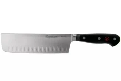 Couteau Nakiri Wusthof Classic forgé lame alvéolée 17cm