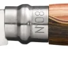 Couteau Opinel Chaperon n°8 lame 8,5cm manche 4 bois rares + coffret