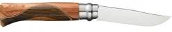Couteau Opinel Chaperon n°8 lame 8,5cm manche 4 bois rares + coffret