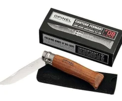 Couteau Opinel de luxe N°08 manche en padouk et lame inox