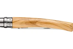 Couteau Opinel Effilé n°10 lame 10cm manche en olivier