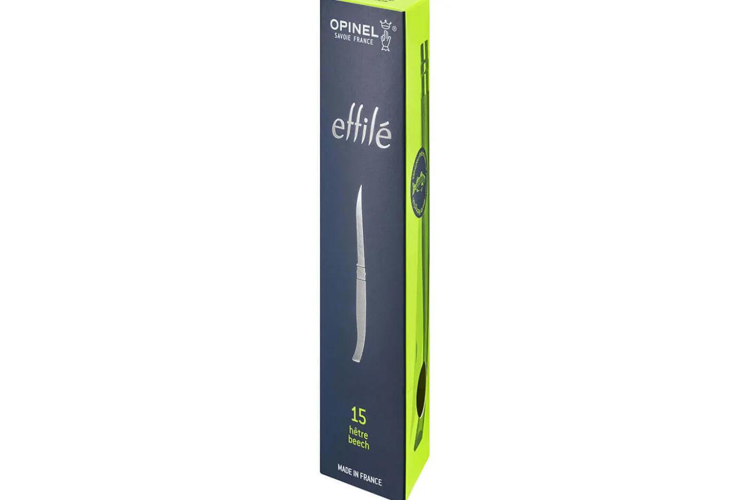 Couteau Opinel Effilé n°15 lame 15cm manche en hêtre