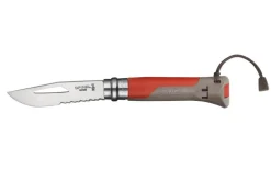Couteau Opinel Multifonctions Outdoor n°08 lame 8,5cm manche bimatière