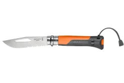 Couteau Opinel Multifonctions Outdoor n°08 lame 8,5cm manche bimatière