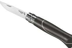 Couteau Opinel n°8 Ellipse lame 8,5cm acier inox manche ébène