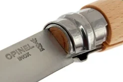 Couteau opinel Origines n°08 lame 8.5cm virole tournante naturel + cordon