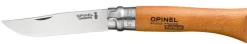 Couteau Opinel Tradition Carbone n°10 lame 10cm manche hêtre + virole tournante