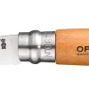 Couteau Opinel Tradition Carbone n°08 lame 8.5cm manche hêtre virole tournante