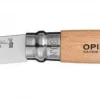 Couteau opinel traditionnel n°8 lame 8.5cm virole tournante manche en hêtre